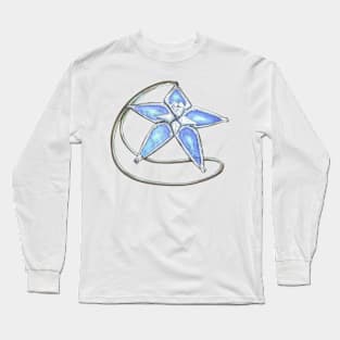 Blue Wayfinder (Kingdom Hearts) (No BG) Long Sleeve T-Shirt